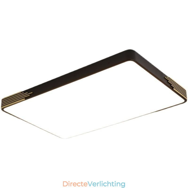 Moderne plafondlamp met rechthoekige plafondlamp