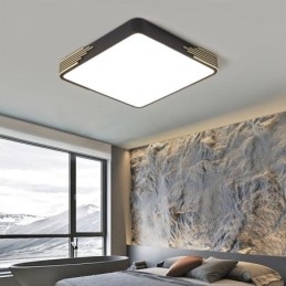 Moderne plafondlamp met inbouwmontage, vierkante plafondlamp