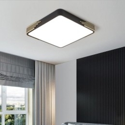 Moderne plafondlamp met inbouwmontage, vierkante plafondlamp
