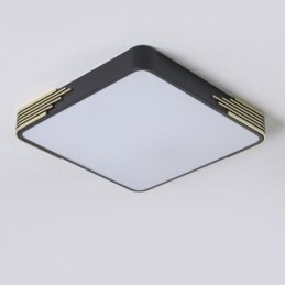 Moderne plafondlamp met inbouwmontage, vierkante plafondlamp
