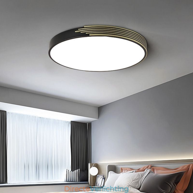 Moderne plafondlamp met cirkelvormige verlichting