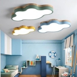 Moderne, creatieve plafondlamp in de vorm van een wolk van acryl voor kinderen