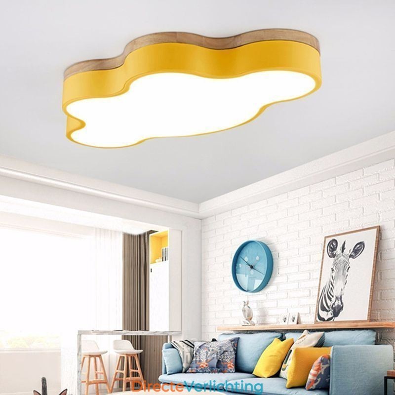 Moderne, creatieve plafondlamp in de vorm van een wolk van acryl voor kinderen