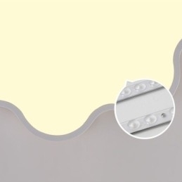 Moderne, creatieve plafondlamp in de vorm van een wolk van acryl voor kinderen
