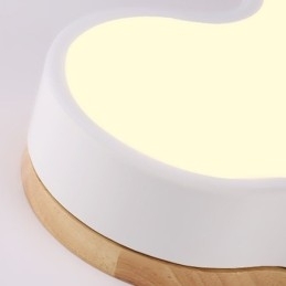 Moderne, creatieve plafondlamp in de vorm van een wolk van acryl voor kinderen