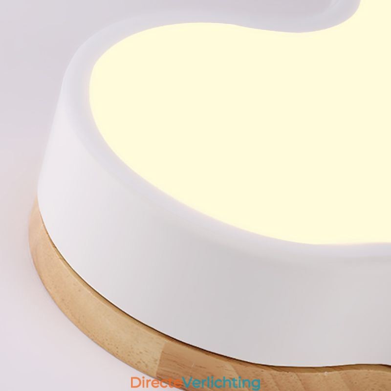 Moderne, creatieve plafondlamp in de vorm van een wolk van acryl voor kinderen
