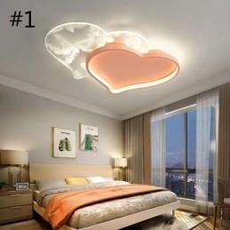 Moderne lampen Hartvormige plafondlamp voor meisjes
