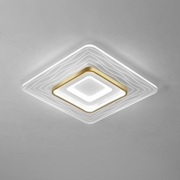 Plafondlamp met minimalistische, ultradunne plafondlamp van acryl