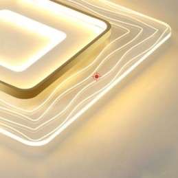 Plafondlamp met minimalistische, ultradunne plafondlamp van acryl