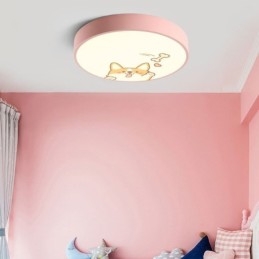 Cartoon plafondlamp voor kinderen met dierenmotief