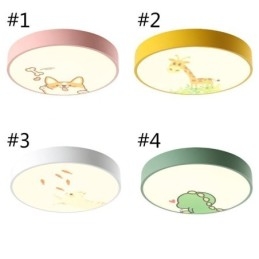 Cartoon plafondlamp voor kinderen met dierenmotief