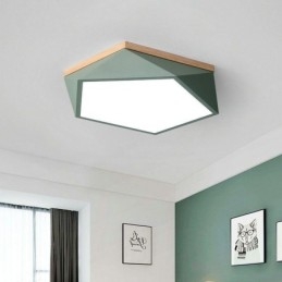 Moderne plafondlamp met diamantvormig design, dimbaar, inbouw plafondlamp armatuur