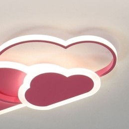 Moderne creatieve acryllampen in de vorm van een wolk, plafondlamp met plafondbevestiging
