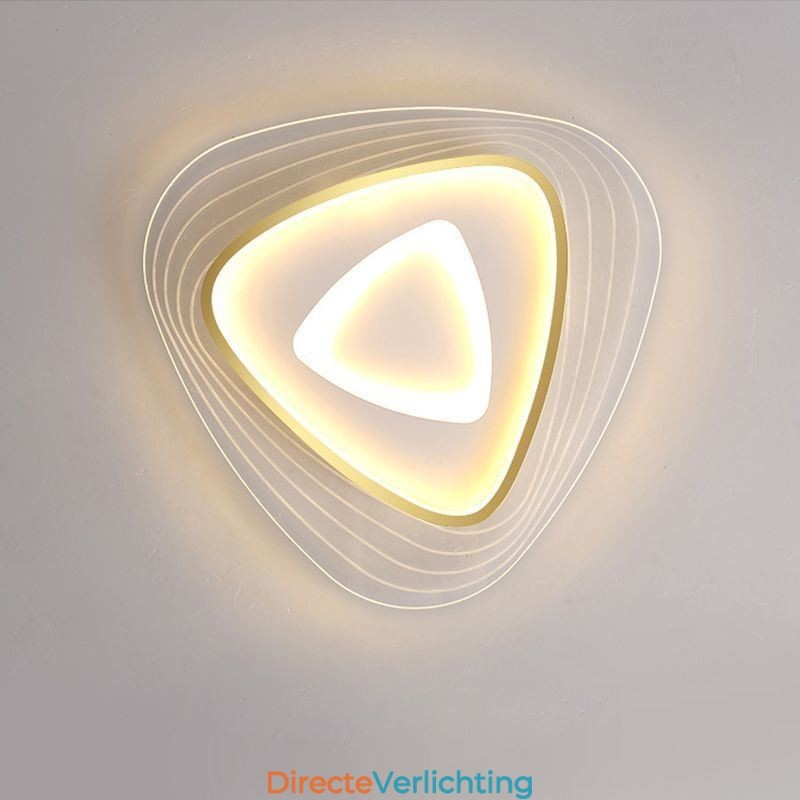 Plafondlamp inbouw driehoek plafondlamp