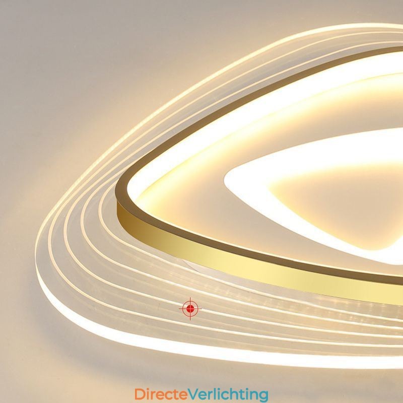 Plafondlamp inbouw driehoek plafondlamp