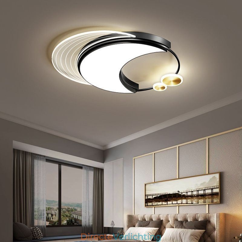 Dimbare plafondlamp moderne inbouwverlichtingsarmaturen met maanvorm 36W