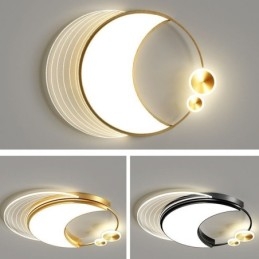 Dimbare plafondlamp moderne inbouwverlichtingsarmaturen met maanvorm 36W