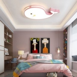 Dolfijnpatroon dimbaar plafondlamp creatief plafondarmatuur kinderen