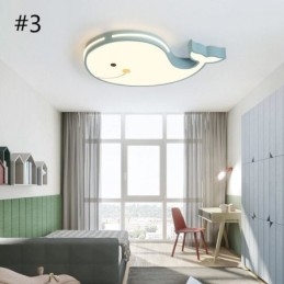 Dolfijnpatroon dimbaar plafondlamp creatief plafondarmatuur kinderen