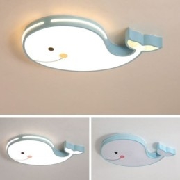 Dolfijnpatroon dimbaar plafondlamp creatief plafondarmatuur kinderen
