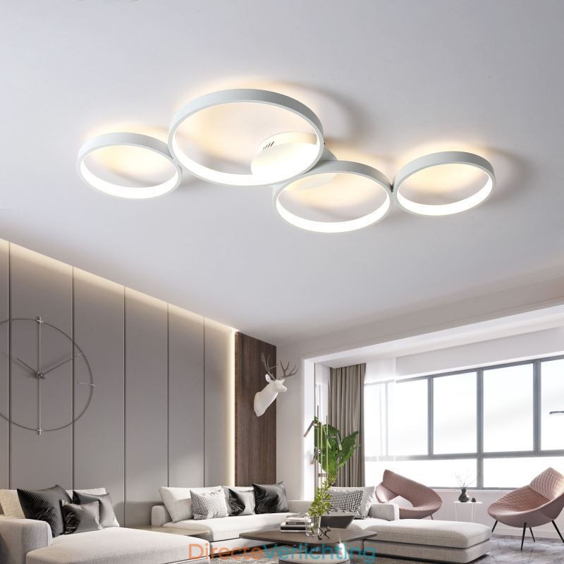 Plafondlamp 7200LM 4 Ringen Verlichtingsarmatuur