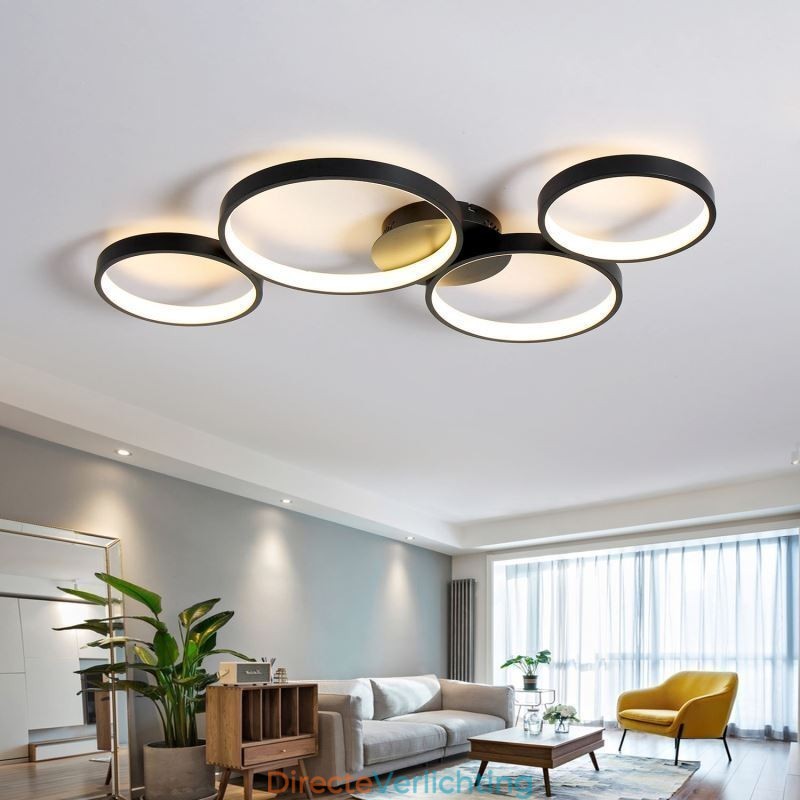 Plafondlamp 7200LM 4 Ringen Verlichtingsarmatuur