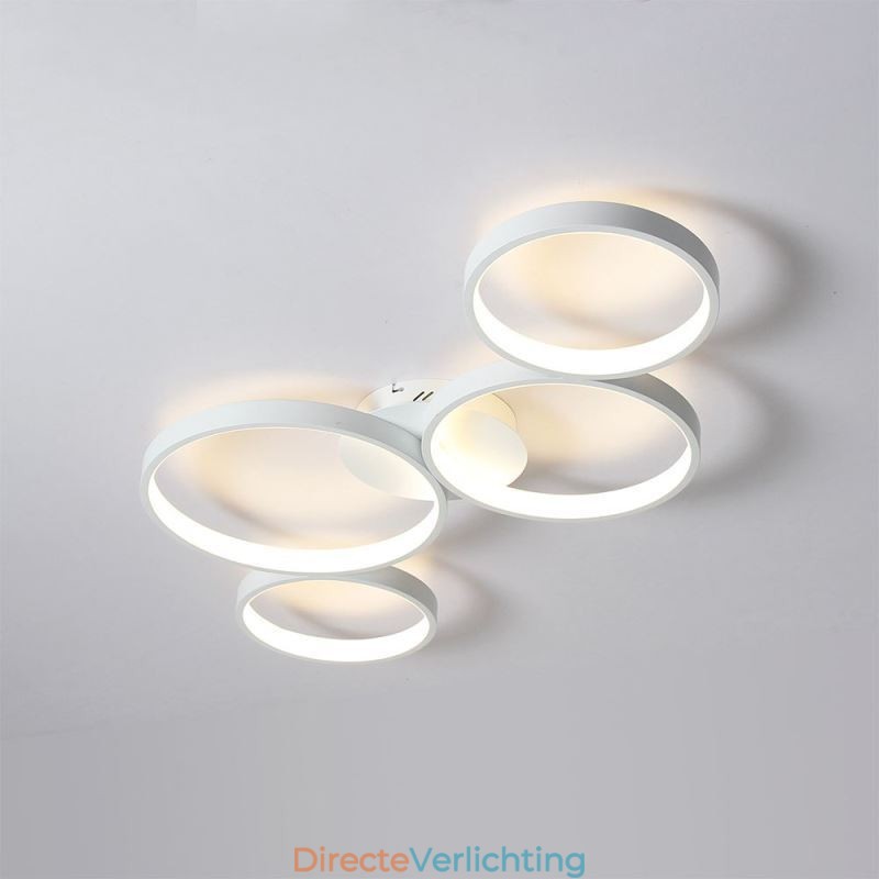 Plafondlamp 7200LM 4 Ringen Verlichtingsarmatuur