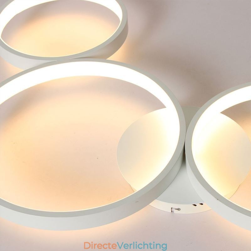 Plafondlamp 7200LM 4 Ringen Verlichtingsarmatuur