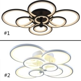 Dimbare plafondlamp moderne ring cirkel plafondlamp