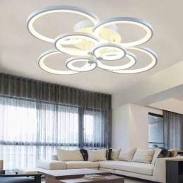 Dimbare plafondlamp moderne ring cirkel plafondlamp