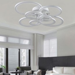 Dimbare plafondlamp moderne ring cirkel plafondlamp