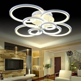 Dimbare plafondlamp moderne ring cirkel plafondlamp