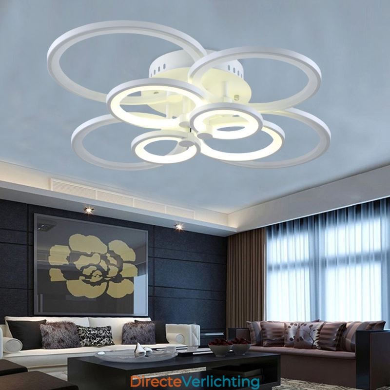 Dimbare plafondlamp moderne ring cirkel plafondlamp