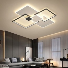Inbouw vierkante plafondlamp