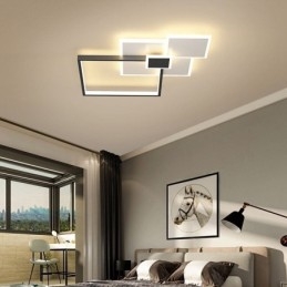 Inbouw vierkante plafondlamp