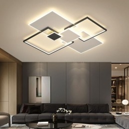 Inbouw vierkante plafondlamp