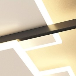 Inbouw vierkante plafondlamp
