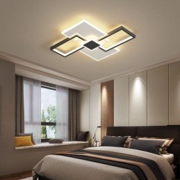 Inbouw vierkante plafondlamp