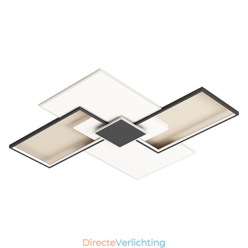 Inbouw vierkante plafondlamp