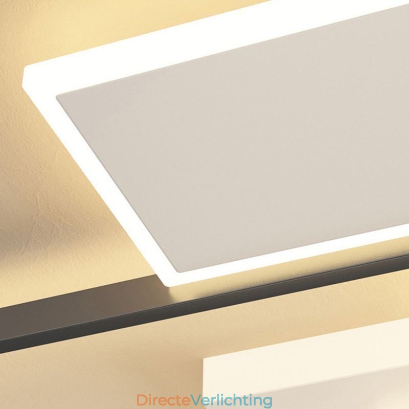 Inbouw vierkante plafondlamp