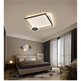 Minimalistische plafondlamp met vlakke montage