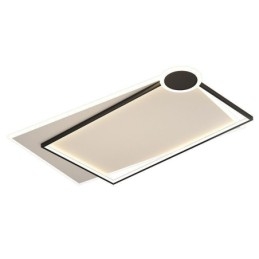 Minimalistische plafondlamp met vlakke montage