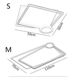 Minimalistische plafondlamp met vlakke montage