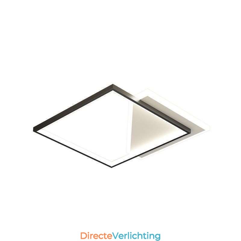 Moderne plafondlamp met inbouwmontage