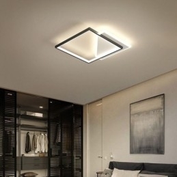 Moderne plafondlamp met inbouwmontage