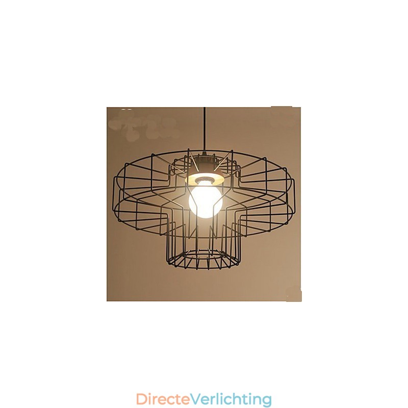 Enkelvoudige ijzeren kroonluchter kroonluchter retro mesh