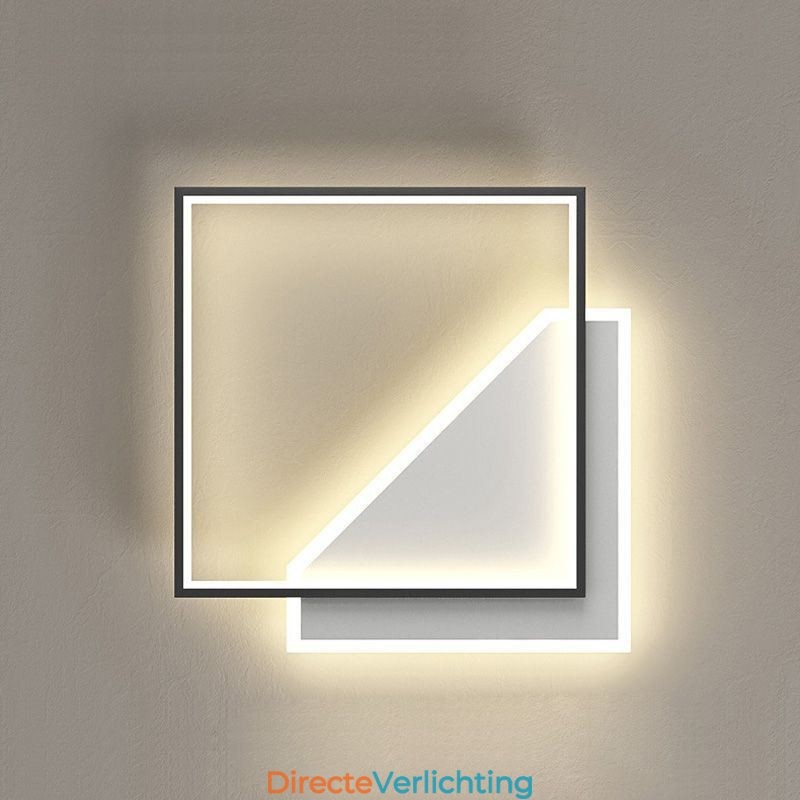 Moderne plafondlamp met inbouwmontage