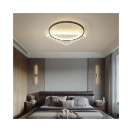 Moderne plafondlamp met inbouwmontage