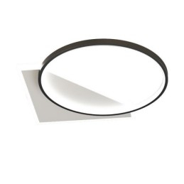 Moderne plafondlamp met inbouwmontage