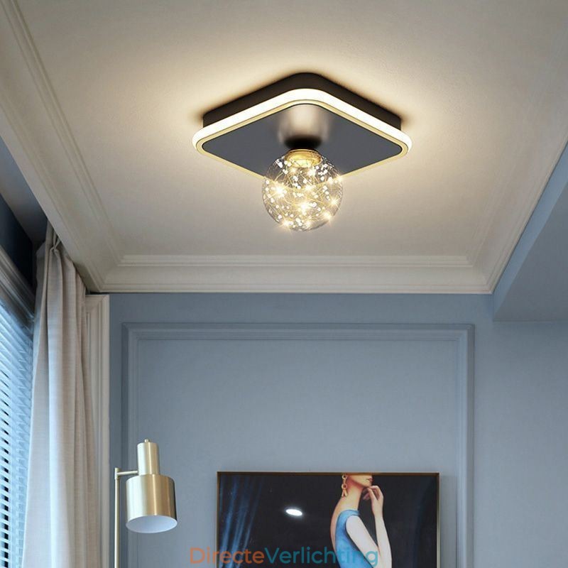 Plafondlamp voor inbouw in woondecoratie